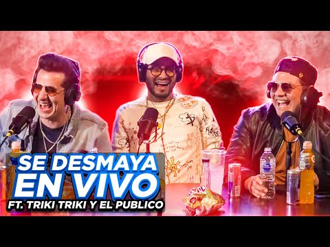 SmokeCast Ep. 29 - @RiquisimoG.  se desmaya en vivo Ft. SOY TRIKI TRIKI y El público