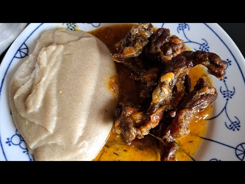How To Cook Eedingu | Namibian Dried Meat Strips Stew | Namibisches getrocknetes Fleisch Ragout