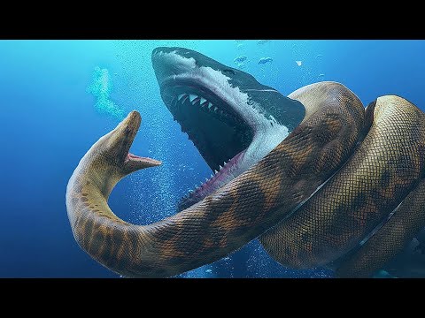 Самый ОПАСНЫЙ хищник океана - АКУЛА! Мегалодон! Белая акула! Акула гоблин!