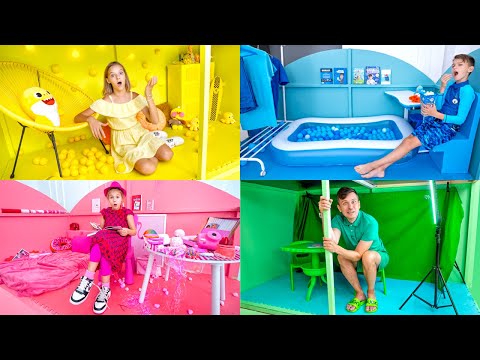 Five Kids Four Colors Playhouse Challenge