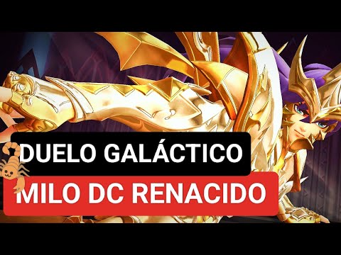 Estrenando Milo DC renacido en Duelo Galáctico - Saint Seiya Awakening