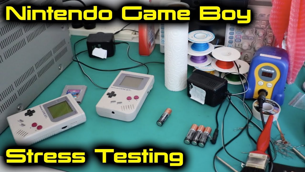 Nintendo Game Boy Tetris Stress Testing