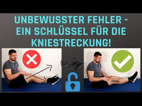Streckdefizit nach Kreuzband OP - Kniestreckung verbessern