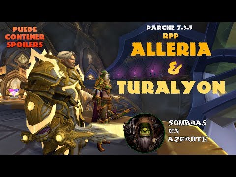 Alleria y Turalyon en Ventormenta (diálogo en español)