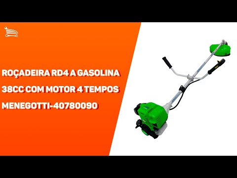 Roçadeira RD4 a Gasolina 38CC com Motor 4 Tempos - Video
