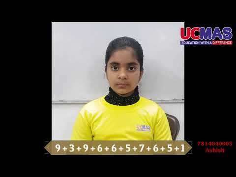 //UCMAS Abacus Barnala //Manya Bansal // 2 Digit 5 Row // 1 Digit 20 Row