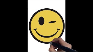 How to Draw a Smiley Face for kids