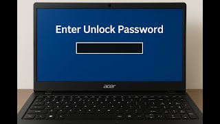 Acer Notebook Enter Unlock Password (Key) Hatası Çözümü | BIOS Şifre Kaldırma Yöntemi