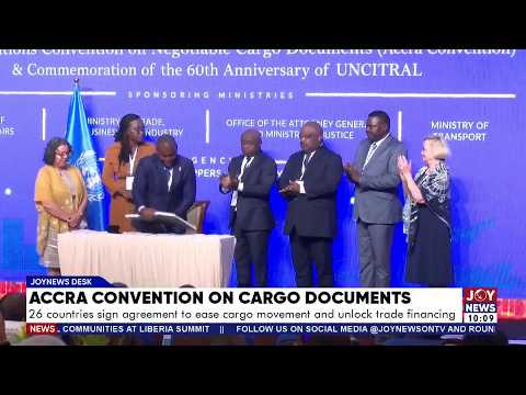 Convention on Cargo Documents: 26 countries sign deal to boost cargo movement and trade Financing