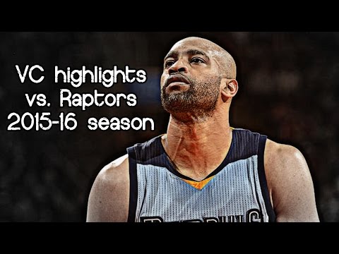 Vince Carter 16 pts & 7 reb @ his former Raptors (NBA RS 2015/2016) - Return In TORONTO!
