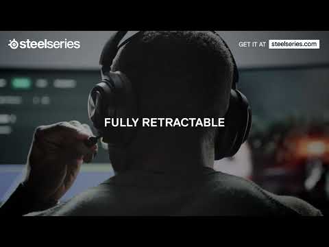 Ausinės žaidimams SteelSeries Arctis Nova Pro X, laidinės, Juodos spalvos video