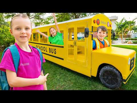 School Bus Rules: Safety Tips & AMAZING Science Experiment with Vania Mania Kids