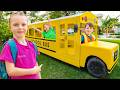 School Bus Rules Safety Tips AMAZING Science Experiment With Vania Mania Kids