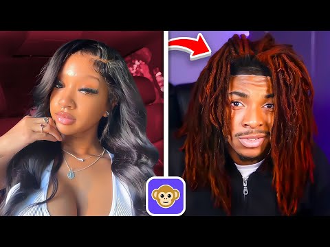 I Tried Pulling Baddies After Dyeing My Freeform Dreads… (Monkey App)