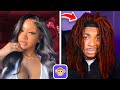 I Tried Pulling Baddies After Dyeing My Freeform Dreads Monkey App