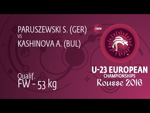 Qual. FW - 53 kg: S. PARUSZEWSKI (GER) df. A. KASHINOVA (BUL), 8-0
