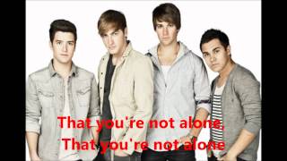Big Time Rush-You&#39;re Not Alone (Lyrics)