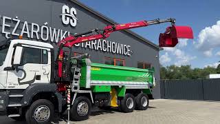 MAN TGS TGX 35.400 // 8x4 // E5 // wywrotka kiper + HDS z czerpakiem ダンプトラック販売用 - 画像 4 | Autoline JP MAN TGS TGX 35.400 // 8x4 // E5 // wywrotka kiper + HDS z czerpakiem ダンプトラック | 画像 4 - Autoline