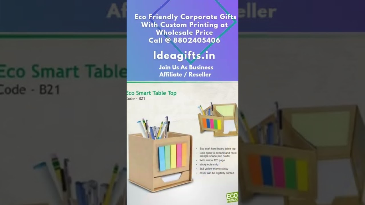 Eco friendly Corporate Gifts With Custom Logo Printing at Wholesale Price | Corporate Gifts Supplier