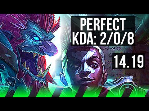 TRUNDLE vs EKKO (JGL) | 2/0/8 | NA Grandmaster | 14.19