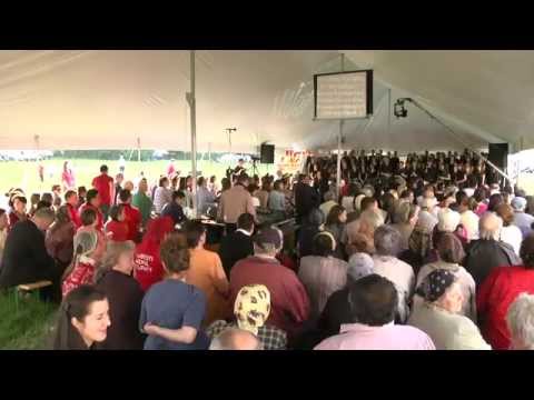Biserica Emanuel Sibiu si Corul Zorilor - evanghelizare in aer liber Sibiu 2014