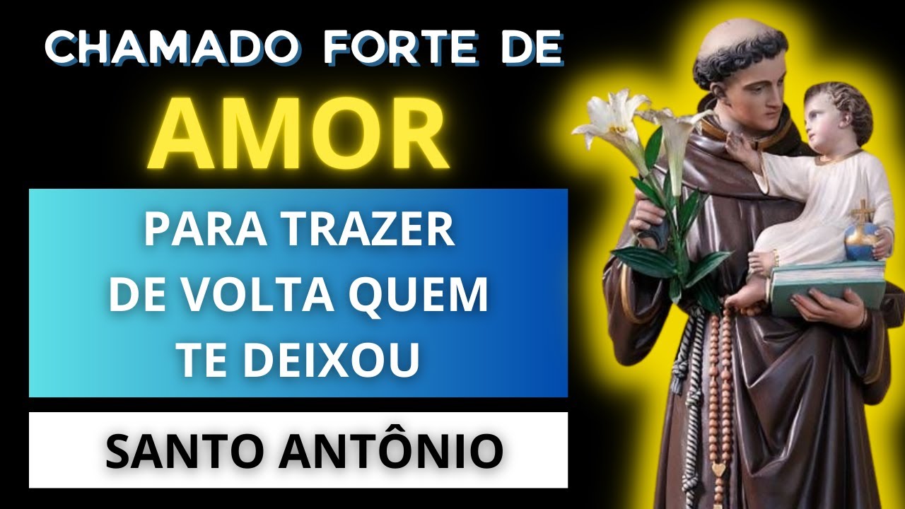 🟣 Oração do CHAMADO forte de SANTO ANTÔNIO para fazer EX VOLTAR 🟣 Recupera QUALQUER relacionamento