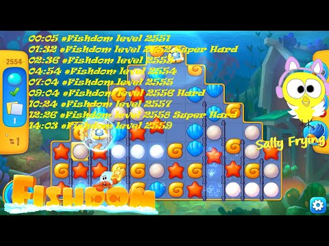 Fishdom level 2551 to 2559