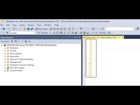 How to enable line numbers in SQL Server Management Studio (SSMS) โ ITK ...