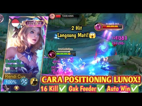 LUNOX 2 HIT MUSUH LANGSUNG MATI! NGEBURST BANGET! BUILD LUNOX TERSAKIT 2026 - MLBB