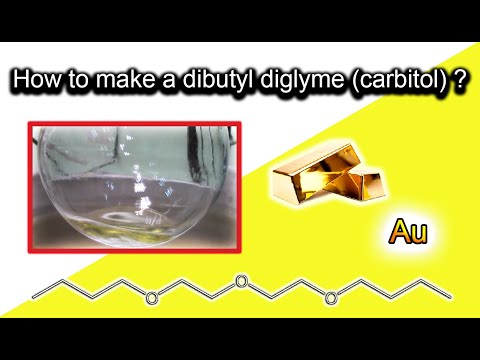 Dibutyl diglyme (carbitol) synthesis | Extraction of gold?