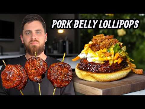 Pork Belly Recipe for Lollipops and Pork Belly Sandwich