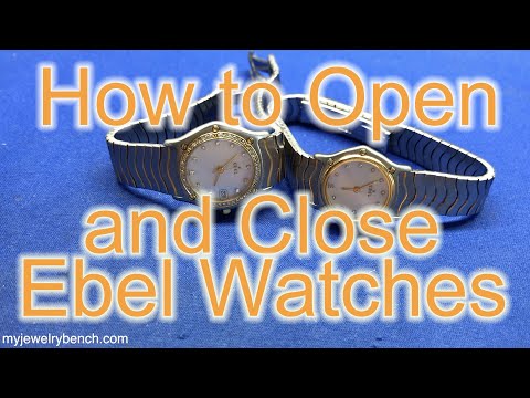 Ebel Watches - How to Change the battery by Opening and Closing the watch!