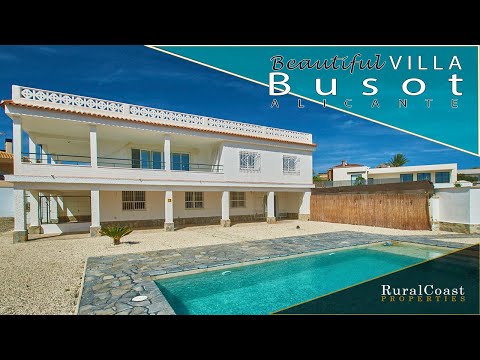 Beautiful house, 2000m2 of plot, 350 m2 built, 7 bedrooms, 3 bathrooms and pool in Busot Ref: 3653