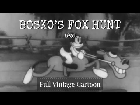 LOONEY TUNES | Bosko's Fox Hunt | 1931 | Bosko | Hugh Harman | Warner Bros. | FULL SHORT FILM
