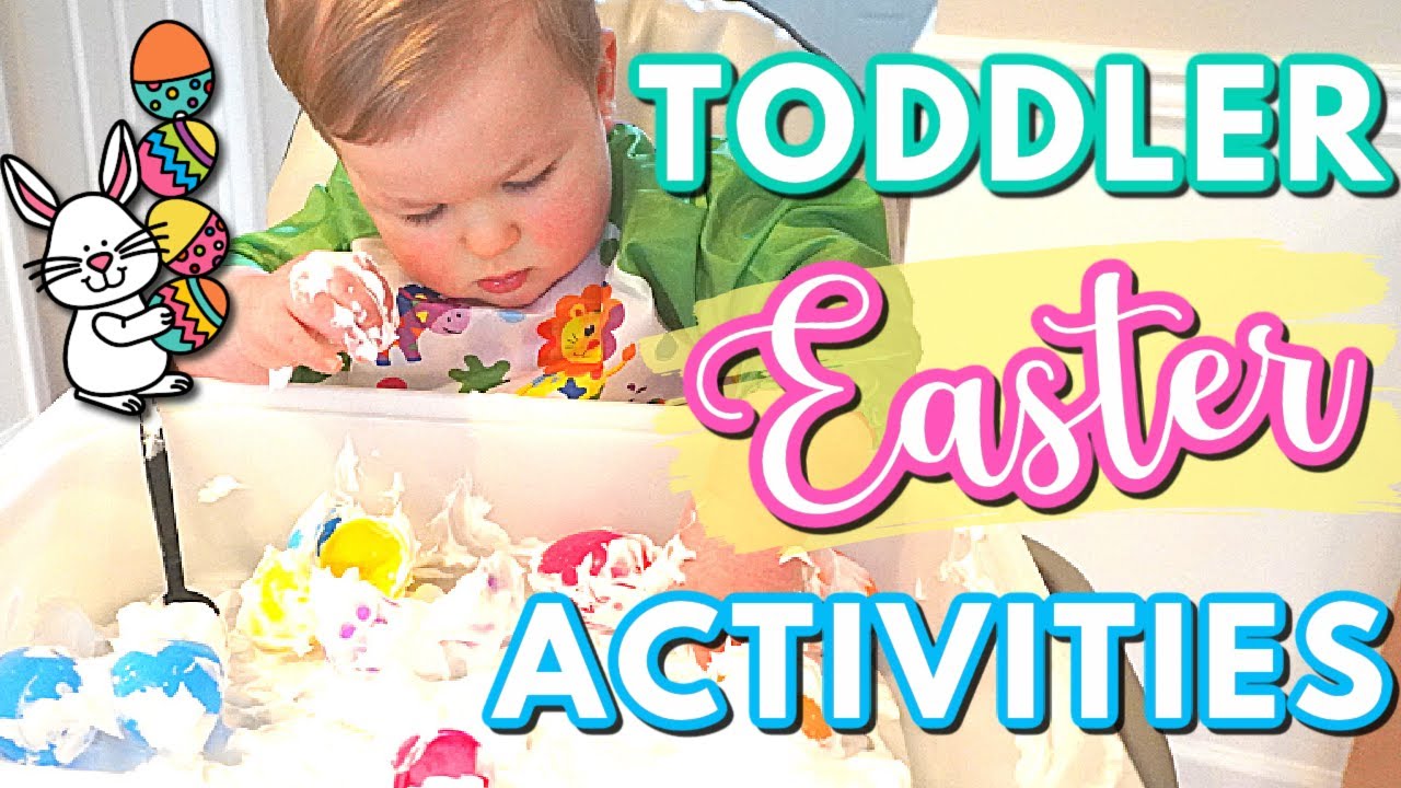 EASTER ACTIVITIES FOR TODDLERS! || Fun Toddler Easter Activities at Home