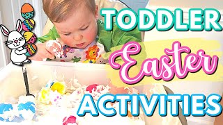 EASTER ACTIVITIES FOR TODDLERS! || Fun Toddler Easter Activities at Home