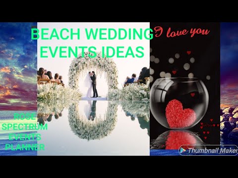 Animated  video  Beach wedding events photographey