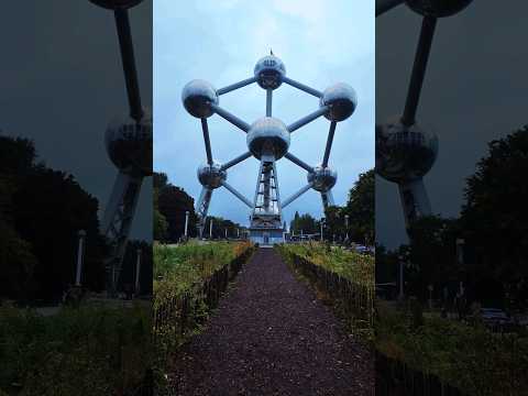Bruxelles Atomium Brussels Belgique Belgium 🇧🇪 4K Walking Tour Beautiful place #travel #europe
