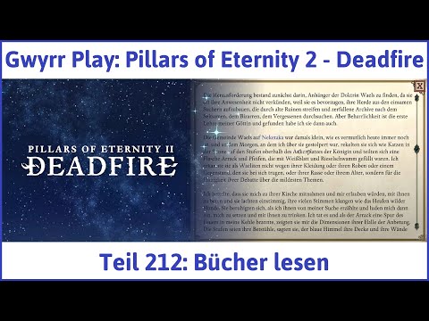 Pillars of Eternity 2 deutsch Deadfire Teil 212 - Bücher lesen Let's Play