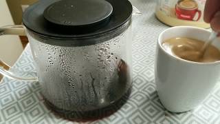 Brewing Coffee on a Tea infuser