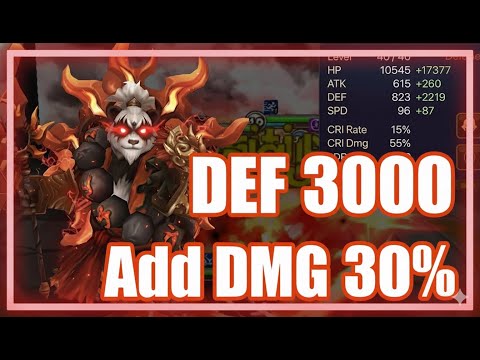 Insane Power,  DEF 3000 & Add'I DMG 30% Xiong Fei Debut🫣🫣🫣【Summoners War RTA】