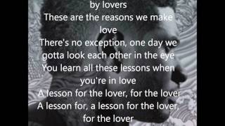 Lessons For The Lover-Usher Lyrics On Screen
