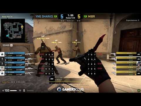 Pov exit (24/17) CS GO DEMO - MIRAGE - 16 MIBR VS 12 SHARKS (CBCS Elite League - 16/05/2021)