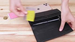 Добротний жіночий гаманець ST Leather 19375 чорний