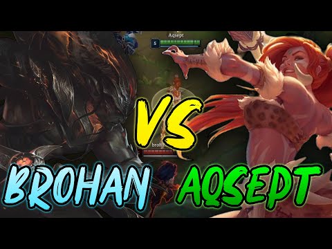 Nidalee top against Brohan and Magifelix | Aqsept