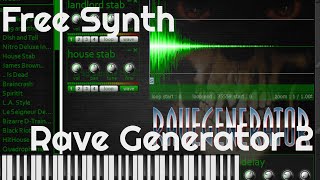 Video thumbnail for Free Synth - Rave Generator 2 (No Talking) by Elektronick Musick