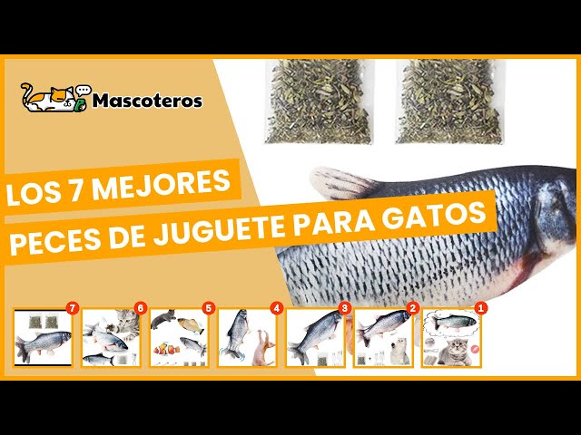 Vídeo relacionado con Nepfaivy Juguetes Pez para Gatos - Juguete Interactivo Hierba Gatera, Pez de Simulación de Felpa Móvil con Carga USB, Suministros para Gatos Que Se Pueden Usar para Morder