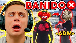 TOMEI BAN FINGINDO ser ADM 😱 GTA RP (Paulinho o LOKO)