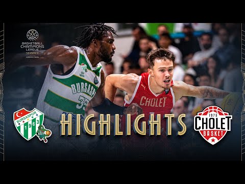 Bursaspor Basketbol v Cholet Basket | Highlights | #BasketballCL 2025-26