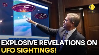 US recovered &#39;non-human biological pilots&#39; from crashed space crafts | UFO Hearing LIVE | WION LIVE